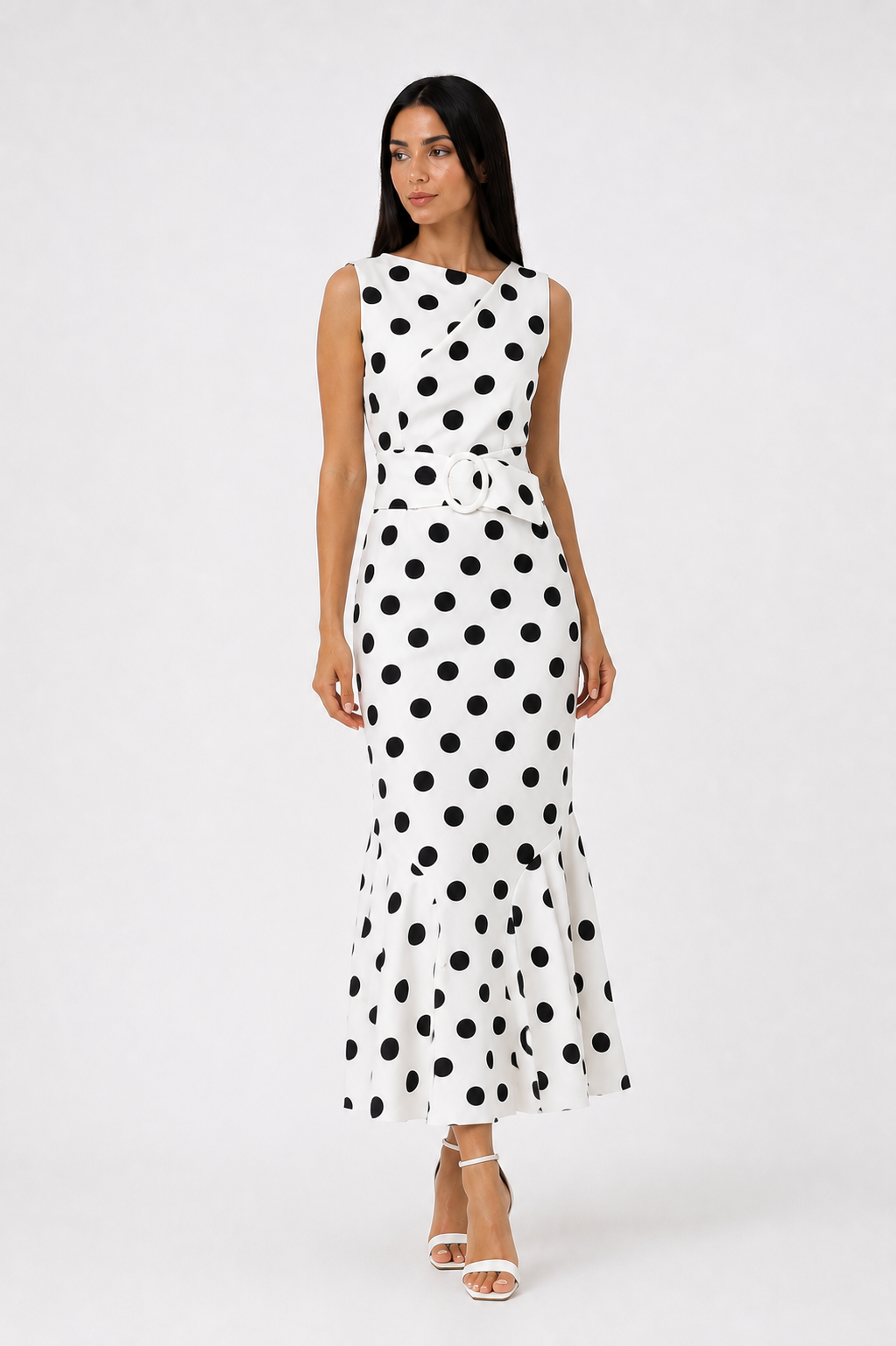Robe Longue à Pois