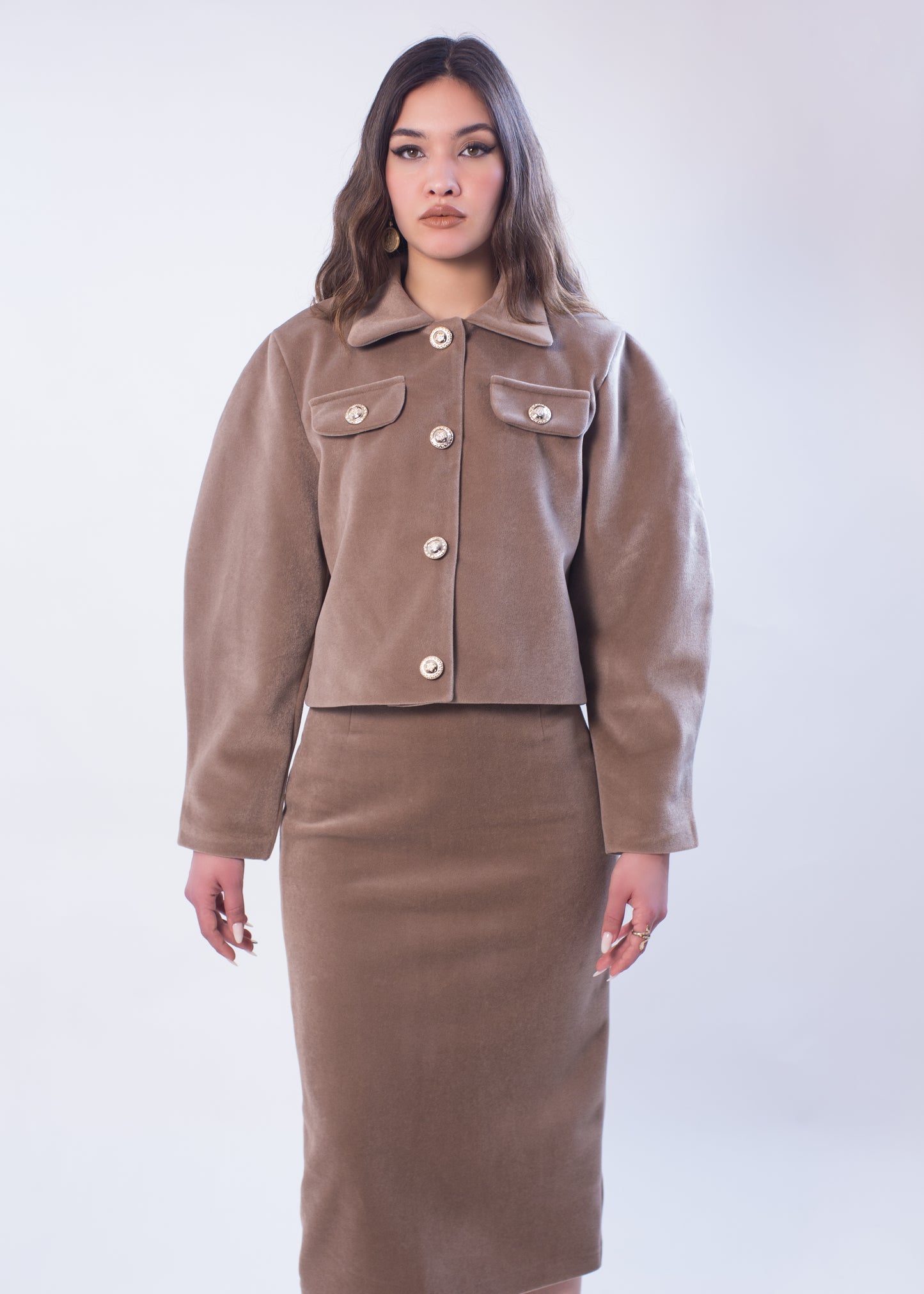 Ensemble beige – Jupe & Veste